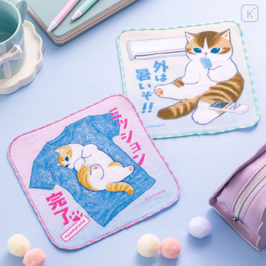 Japan Mofusand Gauze Hand Towel - I want to interrupt your outing : Mission accomplished - 2
