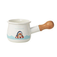 Japan Mofusand Enamel Milk Bread - Shark Cat