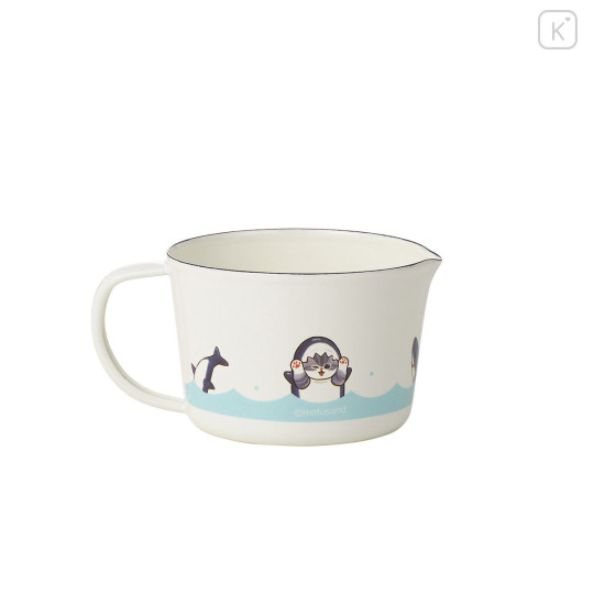 Japan Mofusand Enamel Measuring Cup (S) - Shark Cat - 5