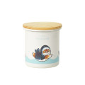 Japan Mofusand Enamel Canister - Shark Cat - 4