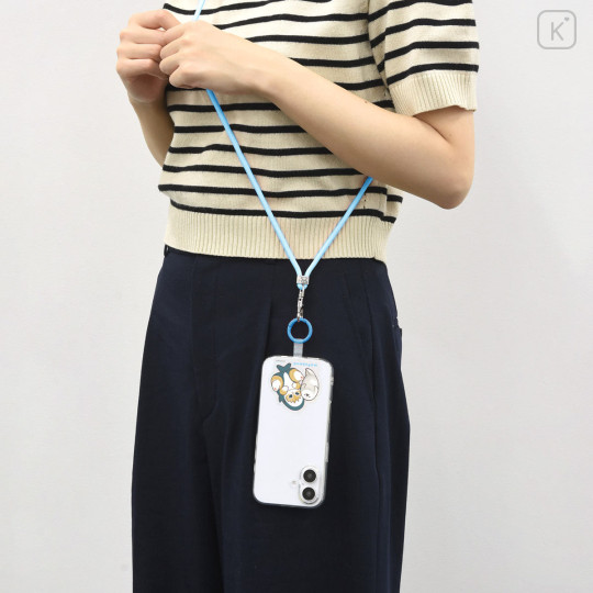 Japan Mofusand Multi Ring Plus with Shoulder Strap - Pastel Shark Cat - 4