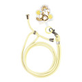 Japan Mofusand Multi Ring Plus with Shoulder Strap - Bee Cat - 3