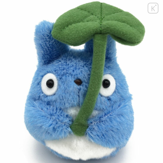 Japan Ghibli Fluffy Beanbag Plush - Chu Totoro : Leaf - 1