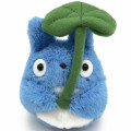 Japan Ghibli Fluffy Beanbag Plush - Chu Totoro : Leaf - 1