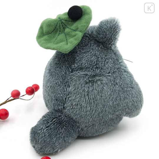 Japan Ghibli Fluffy Beanbag Plush (M) - Totoro : Leaf - 3