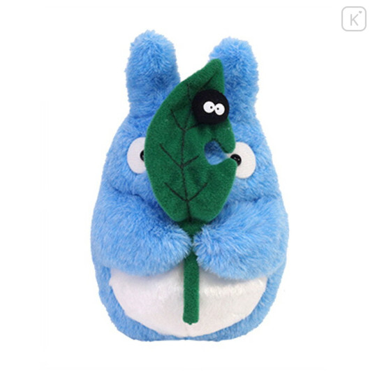 Japan Ghibli Fluffy Beanbag Plush (M) - Chu Totoro : Leaf - 1