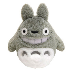 Japan Ghibli Fluffy Beanbag Plush (M) - Totoro : Laughing