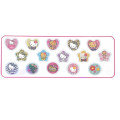Japan Sanrio Crystal Seal - Hello Kitty : Gogo Gal - 2