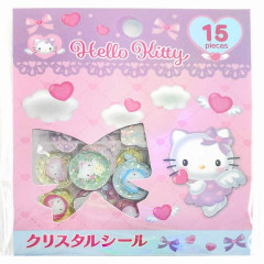Japan Sanrio Crystal Seal - Hello Kitty : Angel