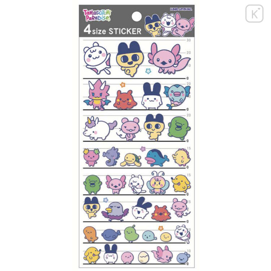 Japan Tamagotchi 4 Size Sticker - Paradise A - 1