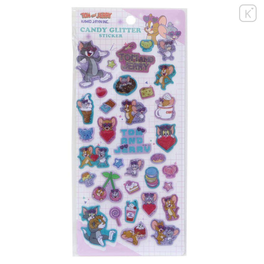 Japan Tom and Jerry Candy Glitter Sticker - Tom & Jerry - 1