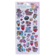 Japan Tom and Jerry Candy Glitter Sticker - Tom & Jerry