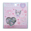 Japan Sanrio Crystal Seal - Kuromi & My Melody & My Sweet Piano - 1