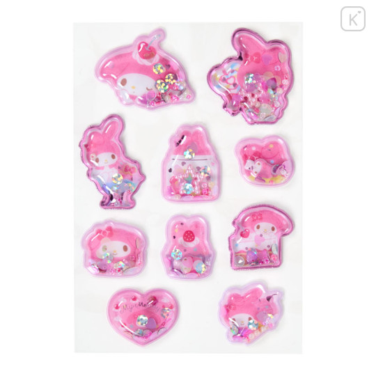 Japan Sanrio Original Beaded Puffy Sticker - My Melody - 2
