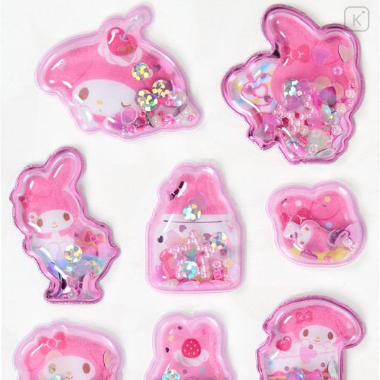 Japan Sanrio Original Beaded Puffy Sticker - My Melody - 3