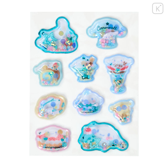 Japan Sanrio Original Beaded Puffy Sticker - Cinnamoroll - 2