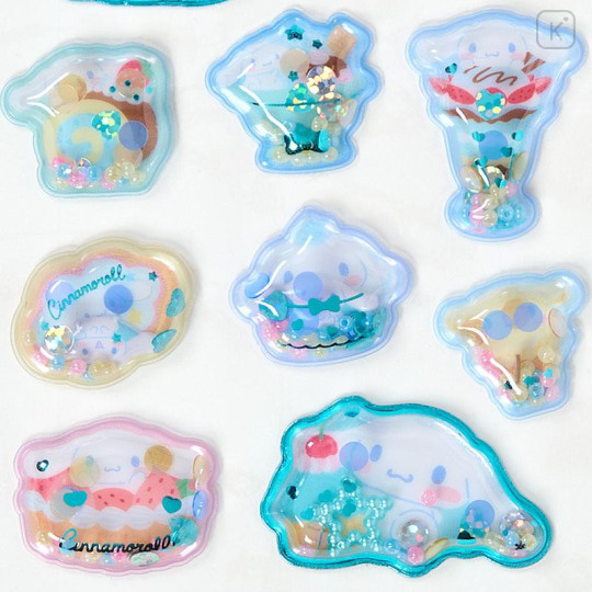 Japan Sanrio Original Beaded Puffy Sticker - Cinnamoroll - 4
