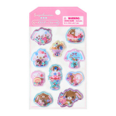 Japan Sanrio Original Beaded Puffy Sticker - Sugarbunnies