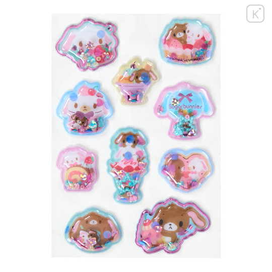 Japan Sanrio Original Beaded Puffy Sticker - Sugarbunnies - 2