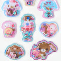 Japan Sanrio Original Beaded Puffy Sticker - Sugarbunnies - 4