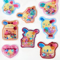 Japan Sanrio Original Beaded Puffy Sticker - Usahana - 4