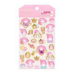 Japan Sanrio Original Gold Foil Puffy Sticker - My Melody