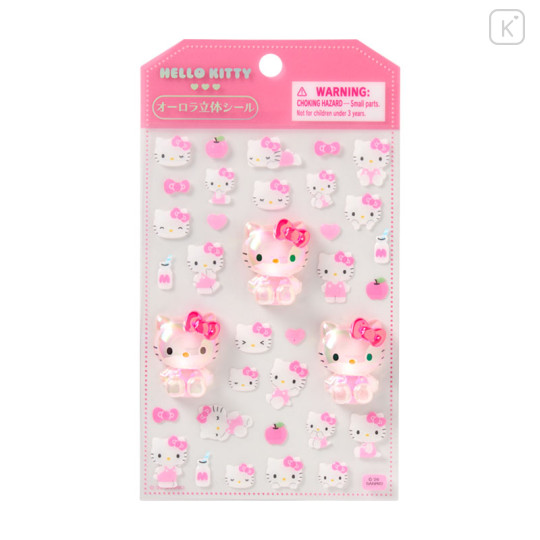 Japan Sanrio Original Aurora 3D Sticker - Hello Kitty - 1