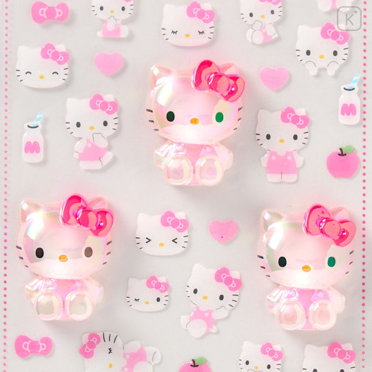 Japan Sanrio Original Aurora 3D Sticker - Hello Kitty - 2
