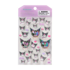 Japan Sanrio Original Aurora 3D Sticker - Kuromi