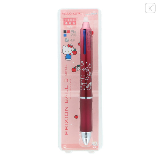 Japan Sanrio FriXion Ball 3 Metal Multi Color Erasable Gel Pen - Hello Kitty - 1
