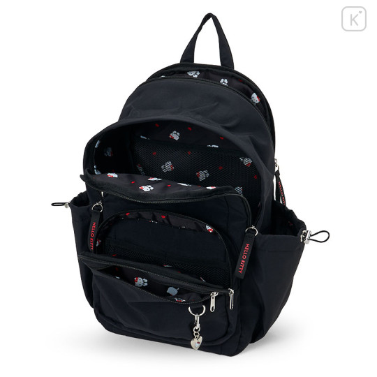 Japan Sanrio Original Backpack - Hello Kitty : Black - 3