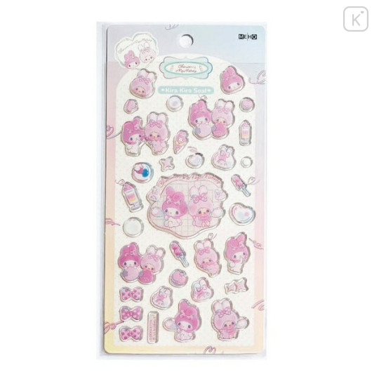 Japan Monchhichi × Sanrio Kira Kira Seal - My Melody : Chimtan - 1