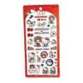 Japan Monchhichi × Sanrio Kira Kira Seal - Hello Kitty & Monchhichi-kun : B - 1