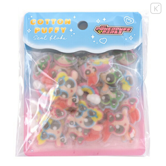 Japan The Powerpuff Girls Cotton Puffy Sticker Flakes - 1