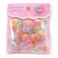 Japan Monchhichi Cotton Puffy Sticker Flakes - Monchhichi-chan & Monchhichi-kun : Colorful - 1