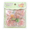 Japan Monchhichi Cotton Puffy Sticker Flakes - Monchhichi-chan & Monchhichi-kun : Stylish - 1