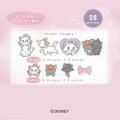 Japan Disney Cotton Puffy Sticker Flakes - Marie - 2