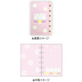 Japan Miffy 6 Hole Sticker Notebook - Pink Writing Letter - 2
