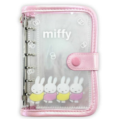 Japan Miffy 6 Hole Sticker Binder - Lineup Pink