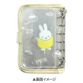 Japan Miffy 6 Hole Sticker Binder - Boris & Miffy : Grey Dance Dessert - 2
