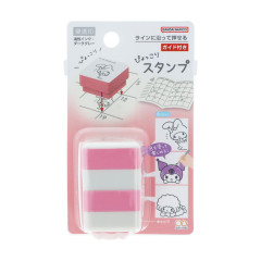 Japan Sanrio Pop-Up Stamp - Kuromi & My Melody & My Sweet Piano