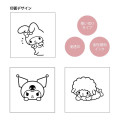 Japan Sanrio Pop-Up Stamp - Kuromi & My Melody & My Sweet Piano - 5
