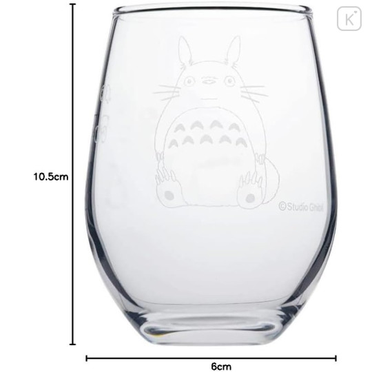 Japan Ghibli Glass Tumbler - Totoro & Acorn - 5
