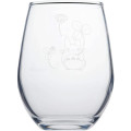 Japan Ghibli Glass Tumbler - Totoro & White Clover - 2