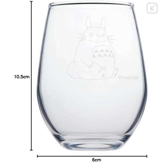 Japan Ghibli Glass Tumbler - Totoro & White Clover - 7