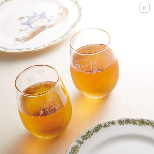 Japan Ghibli Glass Tumbler - Totoro & Catbus - 6