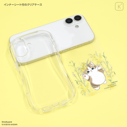 Japan Mofusand Hibiya Kadan Crystal Clear iPhone 17 Case - Spring - 3