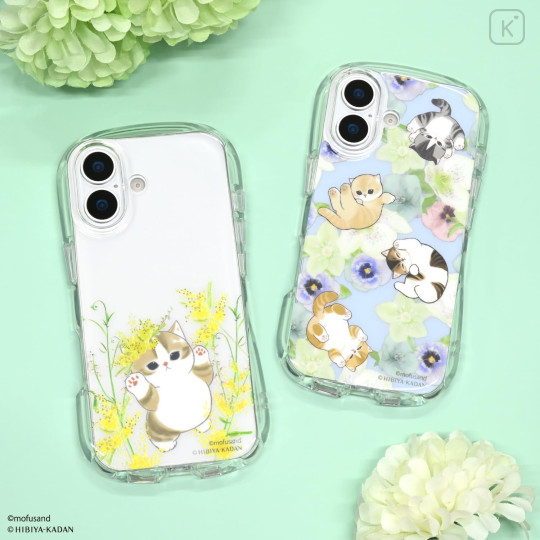 Japan Mofusand Hibiya Kadan Crystal Clear iPhone 17 Case - Spring - 7