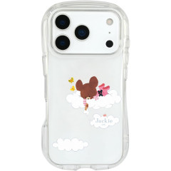 Japan The Bear's School Crystal Clear iPhone 17 Pro Case - Cloud
