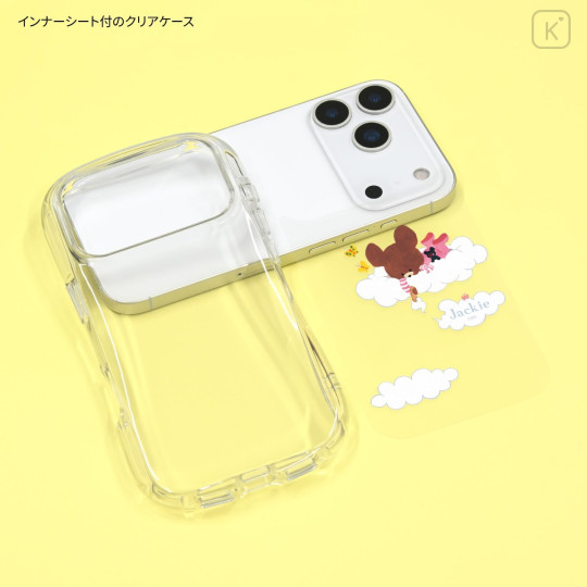 Japan The Bear's School Crystal Clear iPhone 17 Pro Case - Cloud - 3